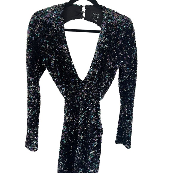 Bardot Jenny Mini Party Dress in Elctrc Sqn - Picture 3 of 14